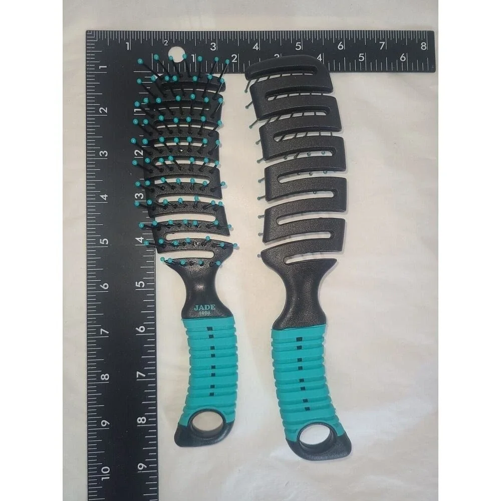6 New Curved Vent Flex Hairbrushes Quick Dry Brushes Wet Hair Blow Dryer Styling